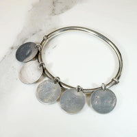 The Whole Family Victorian Sentimental Sterling Bracelet