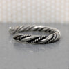 So Meta Twist within a Twist Coin Silver Cuff