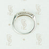 Vintage Vertical Baguette Diamond Band