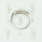 Vintage Vertical Baguette Diamond Band