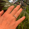 Vintage Vertical Baguette Diamond Band