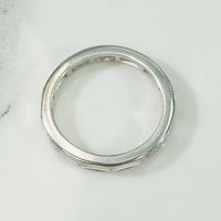 Elegant 1940's Baguette Platinum Eternity Band