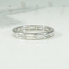 Elegant 1940's Baguette Platinum Eternity Band