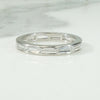 Elegant 1940's Baguette Platinum Eternity Band