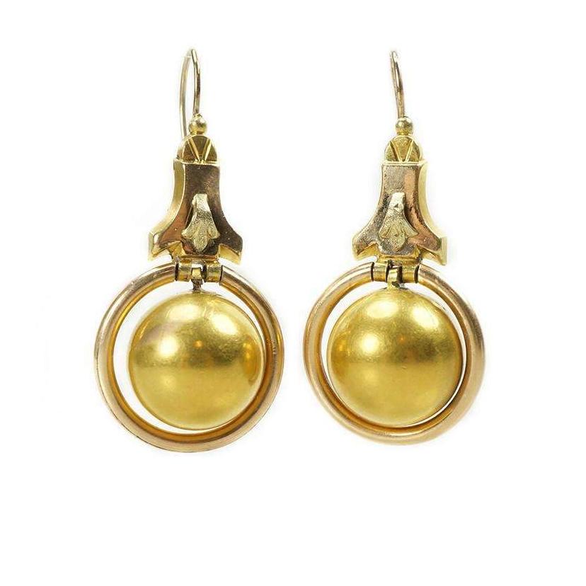 Classic Victorian Articulated Earrings