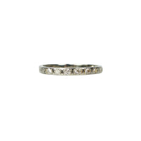 Vintage 1920's White Gold Diamond Band