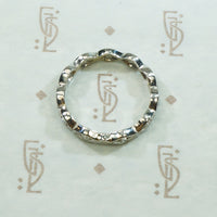 Unique Vintage Platinum and Diamond Eternity Band