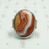 Gorgeous Banded Agate Otsby & Barton Ring