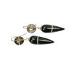 Victorian Banded Agate Earrings 15k