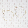 Artisan Gold Filled Hammered Hoops by Brin