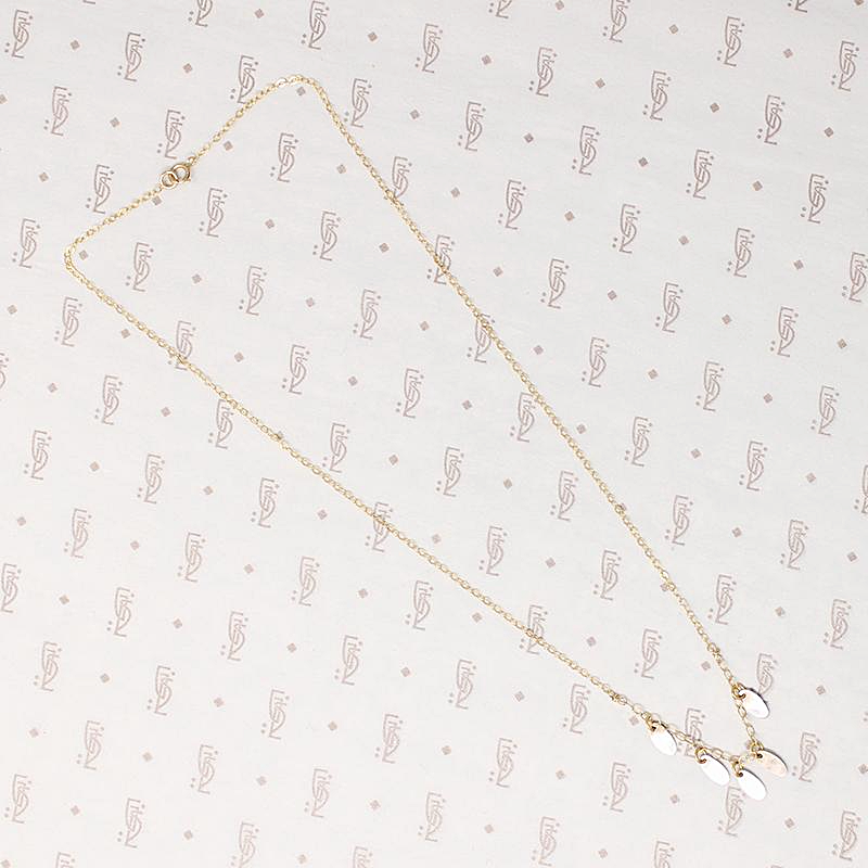 Two Tone Petal Festoon Necklace by Brin