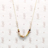 Three Color Vintage Brass Bead Necklace by Brin