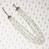 Prismatic Three Strand Glass Bead Necklace