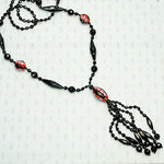 Bold & Graphic Millifiori Bead Sautoir Necklace