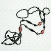 Bold & Graphic Millifiori Bead Sautoir Necklace