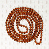 Long Strand of English Moulded Glass Beads