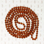 Long Strand of English Moulded Glass Beads