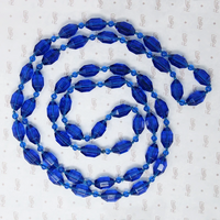 Extra Long Navy Blue Flapper Beads
