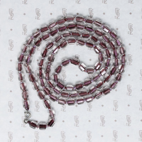 Glittering Purple Cased Glass Beads