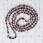 Glittering Purple Cased Glass Beads