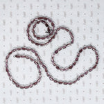 Glittering Purple Cased Glass Beads