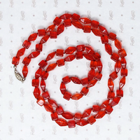 Amazing Tomato Red Deco Bead Necklace