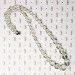 Glittering Glass Graduated Bead Necklace