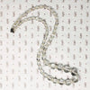 Glittering Glass Graduated Bead Necklace
