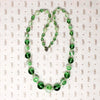 Fresh & Vivid Green Glass Bead Necklace