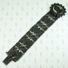 Berlin Iron Bracelet with Iron & Steel Cameo Clasp