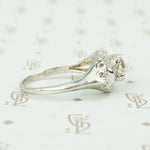 Diamond Covered Platinum 1930s Engagement Ring