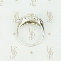 Diamond Covered Platinum 1930s Engagement Ring