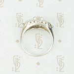 Diamond Covered Platinum 1930s Engagement Ring