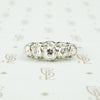 Gorgeous Edwardian Platinum Diamond Band