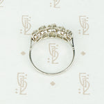 Gorgeous Edwardian Platinum Diamond Band