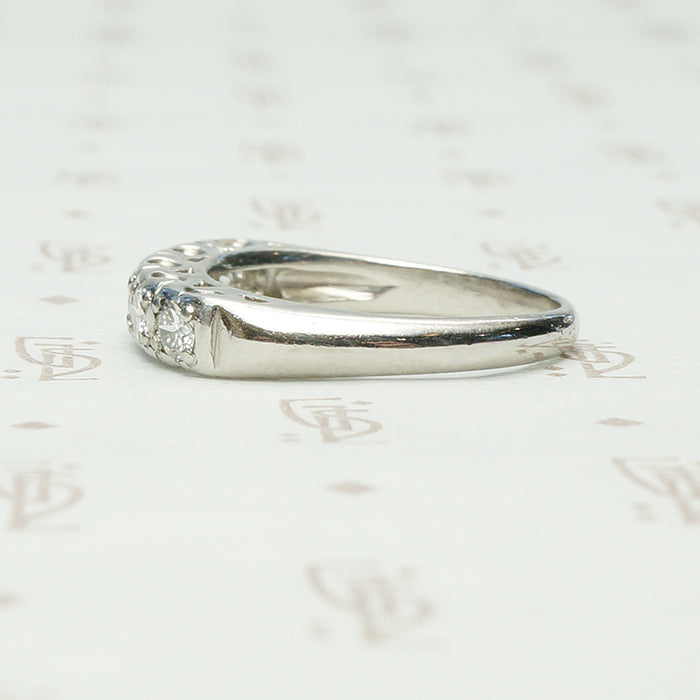 Classic 1/2 Carat Platinum and Diamond Band