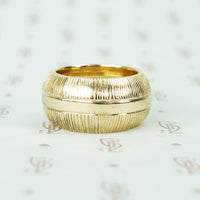 Super Chunk Gold Band with Diamonds