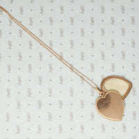 extra big 9k rose gold slide locket
