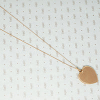 extra big 9k rose gold slide locket