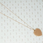 extra big 9k rose gold slide locket
