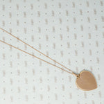 extra big 9k rose gold slide locket