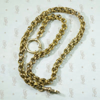Big Fancy Chain Big Bolt Ring Necklace by AI