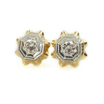 Gorgeous Diamond Stud Earrings from the 1940's