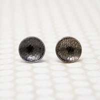 Black Lace Sterling Silver Studs from Allie B.