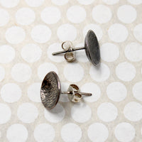 Black Lace Sterling Silver Studs from Allie B.