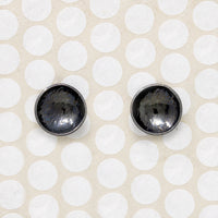 Black Sterling Silver Studs from Allie B.