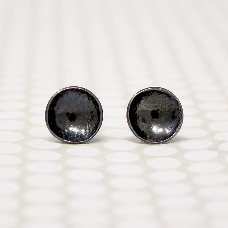 Black Sterling Silver Studs from Allie B.