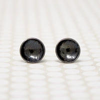 Black Sterling Silver Studs from Allie B.