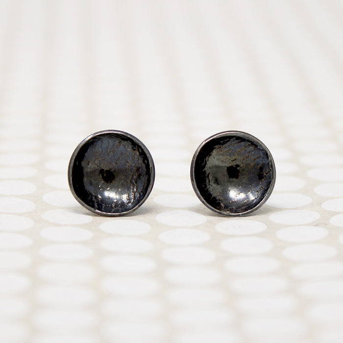 Black Sterling Silver Studs from Allie B.