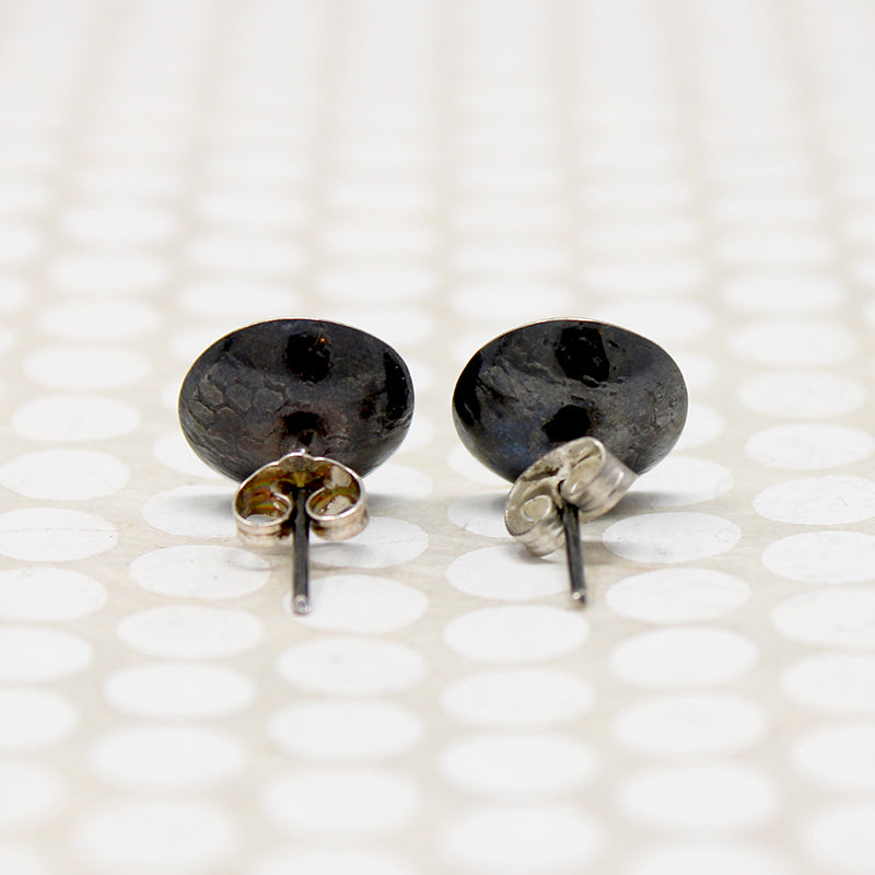 Black Sterling Silver Studs from Allie B.